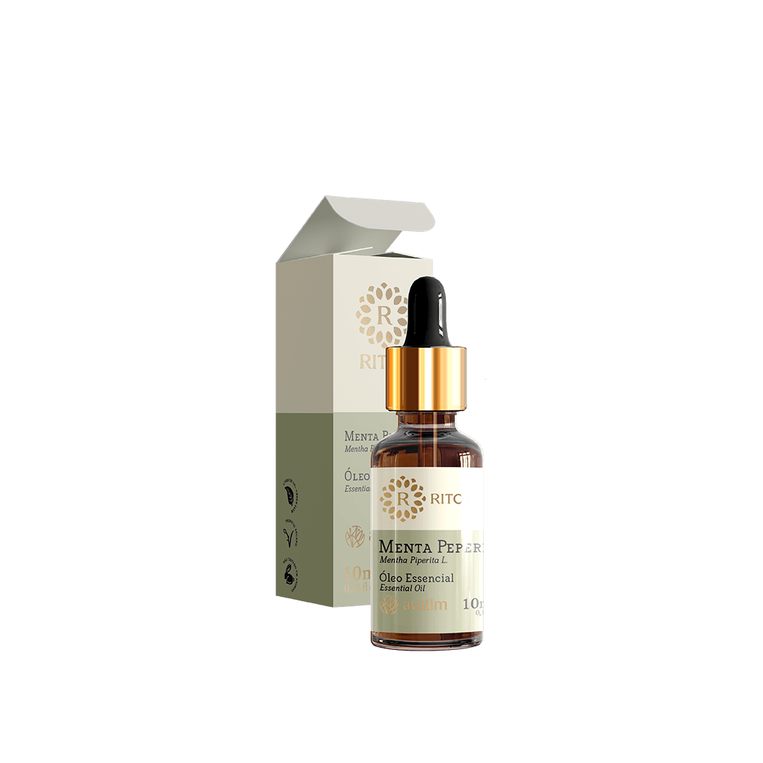 Óleo Essencial Menta Piperita Ritos Óleo Essencial Menta Piperita 10 Ml - Ritos